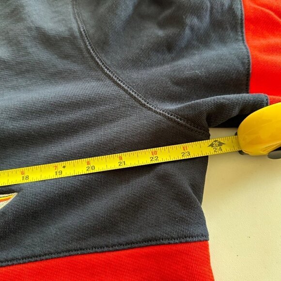 Nautica Men's Lakeside Marina Color Blocked Crewneck Sweatshirt Navy Size XL - Picture 8 of 12